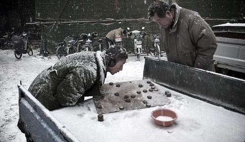 雪中下棋