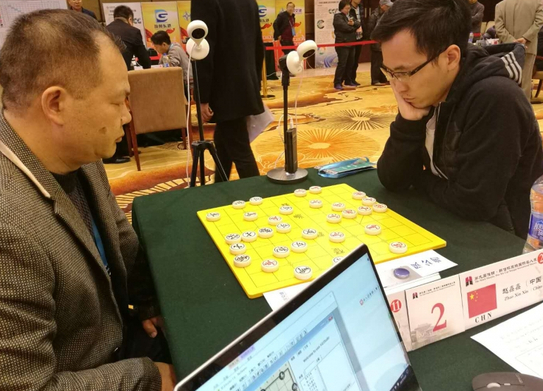 中国赵鑫鑫轻取新西兰何甫良 中国赵鑫鑫轻取新西兰何甫良