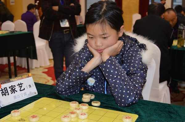 少女棋手胡家艺 少女棋手胡家艺
