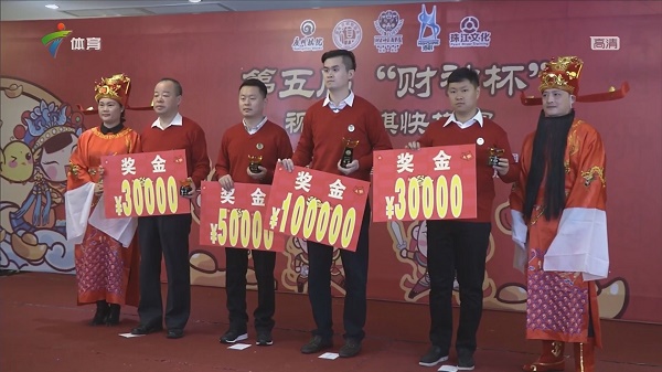 第五届财神杯，王天一获得第一名