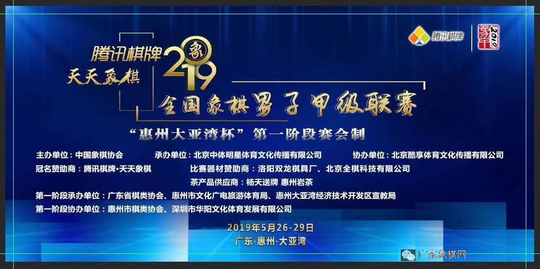 2019年全国象棋男子组甲级联赛 2019年全国象棋男子组甲级联赛