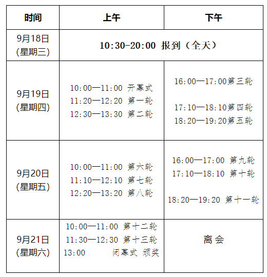 新疆“天力建工”杯象棋公开赛即将开赛参赛名单